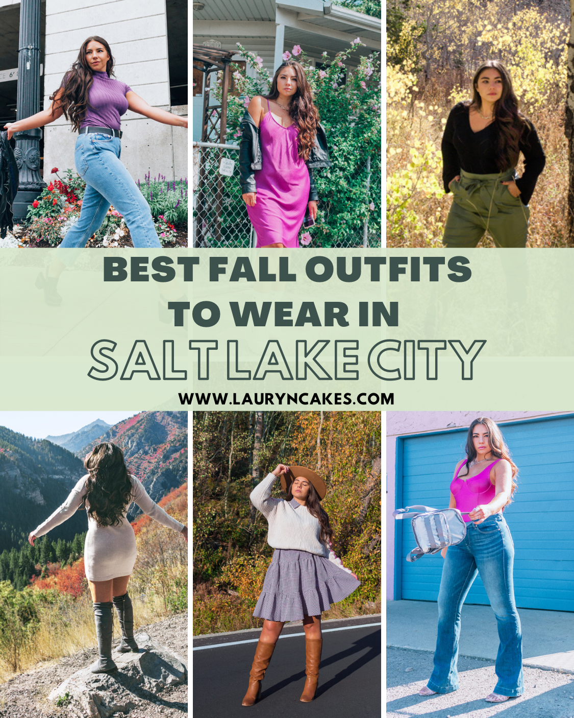 Outfits to Wear in Salt Lake City and the best autumn style for Northern Utah