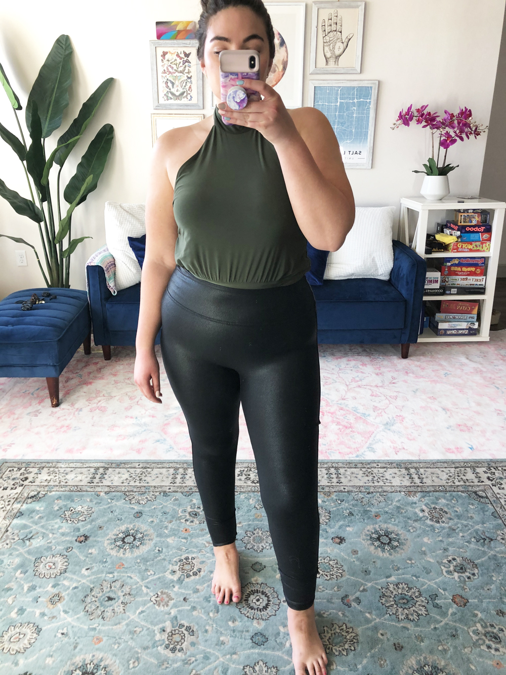 We tried Spanx's faux-leather leggings and they were equal parts