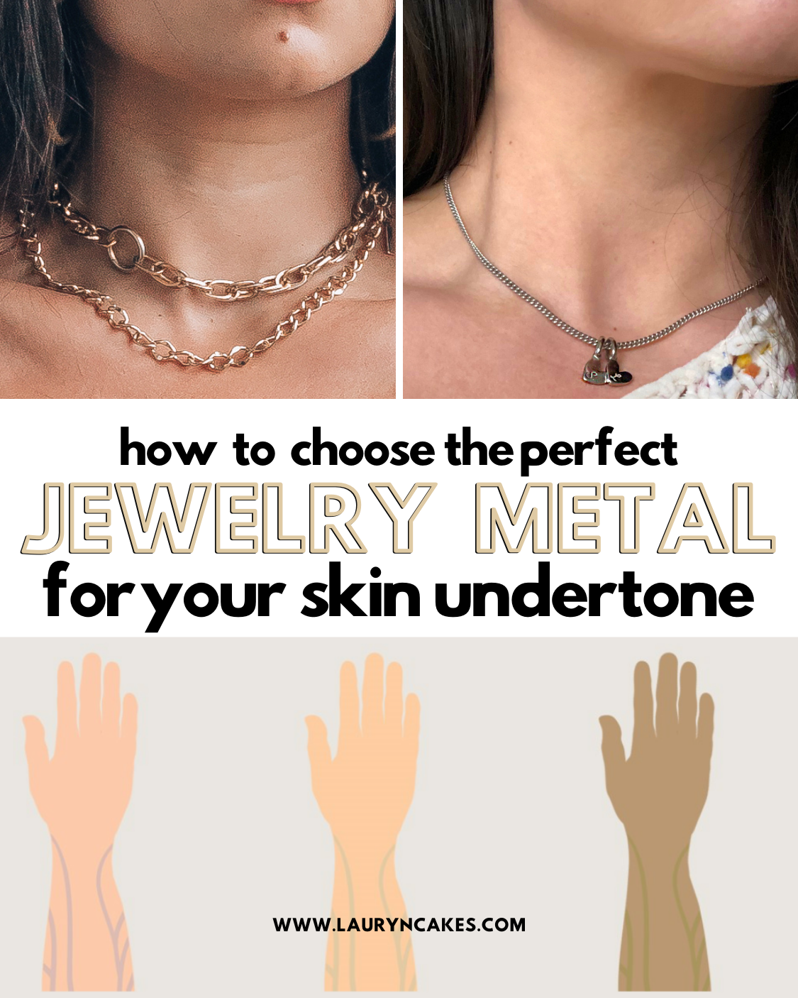 how to choose jewelry metals for skin undertones