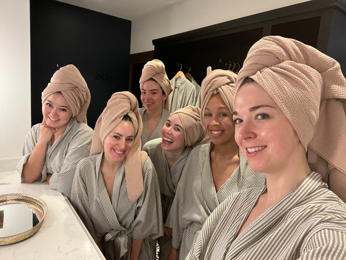 Girls trip spa da at Anjou Spa for massages and facials
